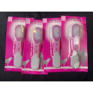 Vivitar Magnetic Clip-On Light 4 Pack Pink LED‎ Safety Beacon SL-GG21-CL NEW